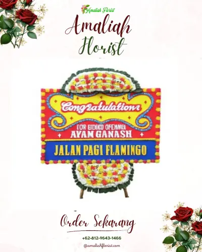 Bunga Papan Congratulation di Batang Kabung Ganting